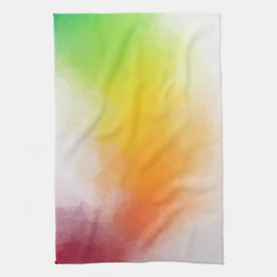 Linge De Cuisine Modèle jaune vert bleu violet rouge coloré