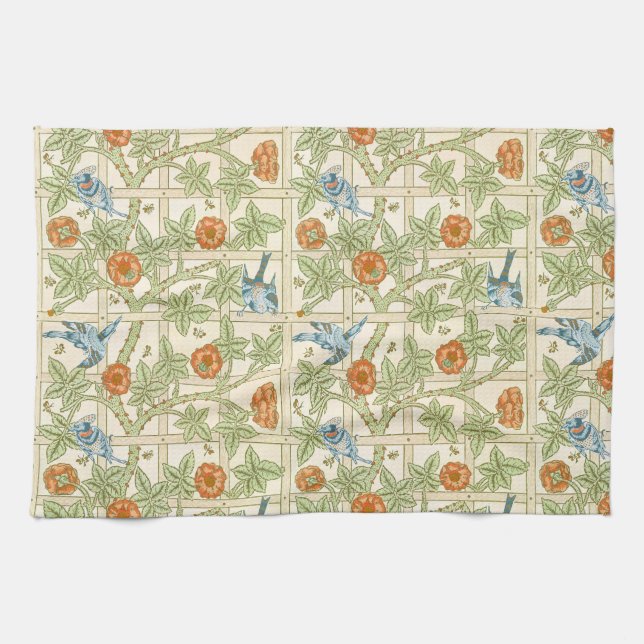 Linge De Cuisine Modèle sans couture de treillis de William Morris  (Horizontal)
