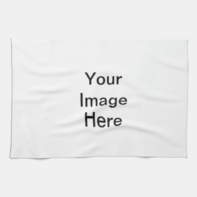 Linge De Cuisine Modèle vierge Ajoutez votre image et/ou texte (Horizontal)