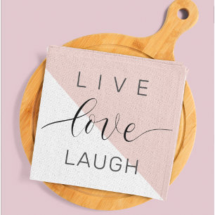 Linge De Cuisine Modern Love Laugh Motivation positive