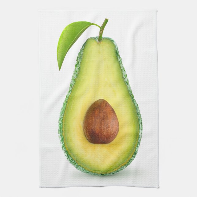 Linge De Cuisine moitié Avocado (Vertical)