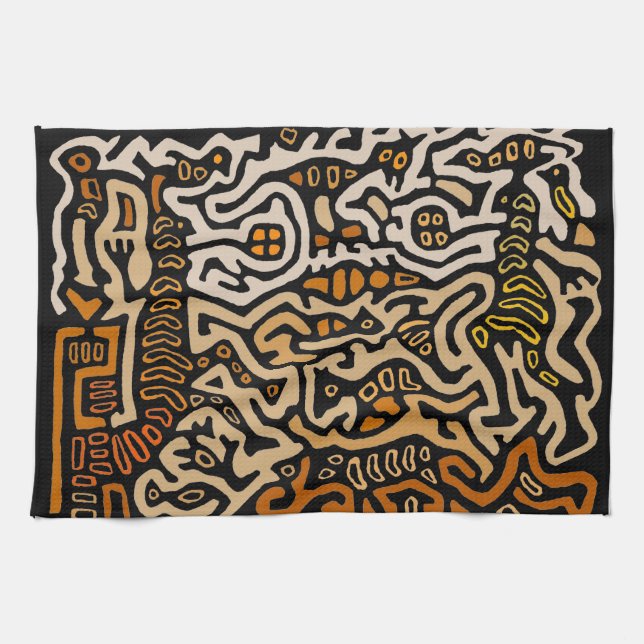 Linge De Cuisine Mola Spirit Souls Danse (Horizontal)