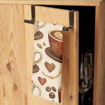 Moment Cozy Café - Motif Sans Couture Esthétique C