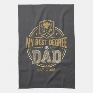 Linge De Cuisine Mon meilleur diplôme est papa a créé la fête des p