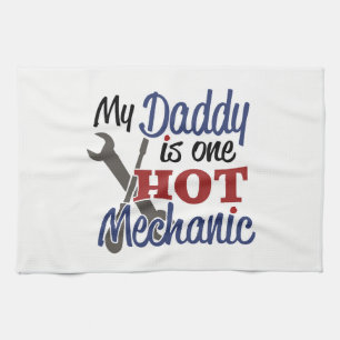 Linge De Cuisine Mon papa est un mécanicien super sexy