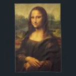 Linge De Cuisine Mona Lisa<br><div class="desc">Peinture classique de Mona Lisa de Léonard de Vinci.</div>