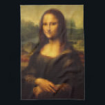 Linge De Cuisine Mona Lisa Pixellée<br><div class="desc">Une version pixélisée du tableau classique Mona Lisa.</div>