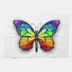 Linge De Cuisine Monarque papillon arc-en-ciel