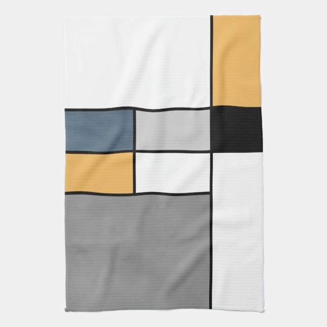 Linge De Cuisine Mondrian inspiré (Vertical)