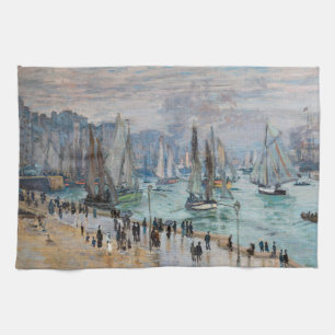 Linge De Cuisine Monet - Bateaux de pêche quittant le port, Le Havr