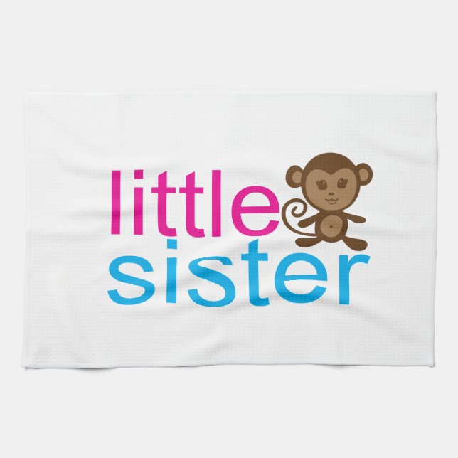 Linge De Cuisine Monkey Little Sister (Horizontal)