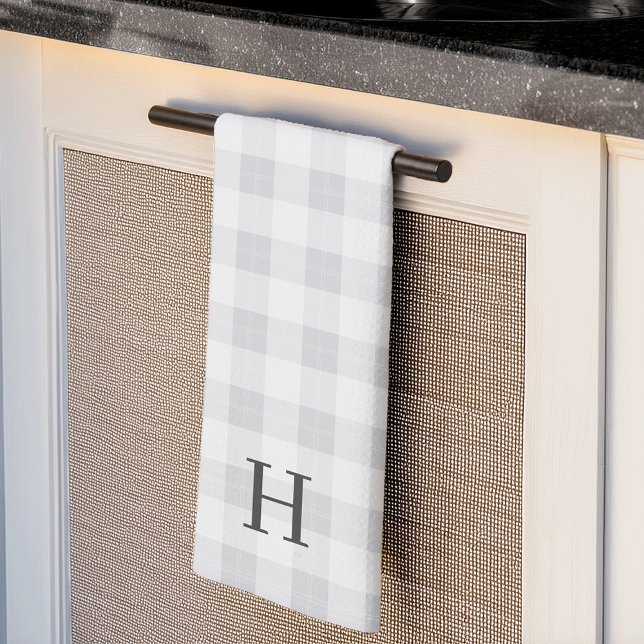 Linge De Cuisine Monogramme tonal de ferme (Créateur téléchargé)