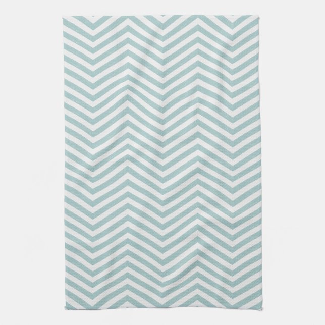 Linge De Cuisine MonoZag Aqua Douce (Vertical)