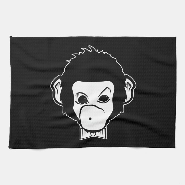 Linge De Cuisine monsieur monkey (Horizontal)