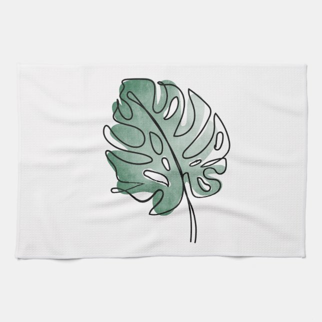 Linge De Cuisine Monstera (Horizontal)