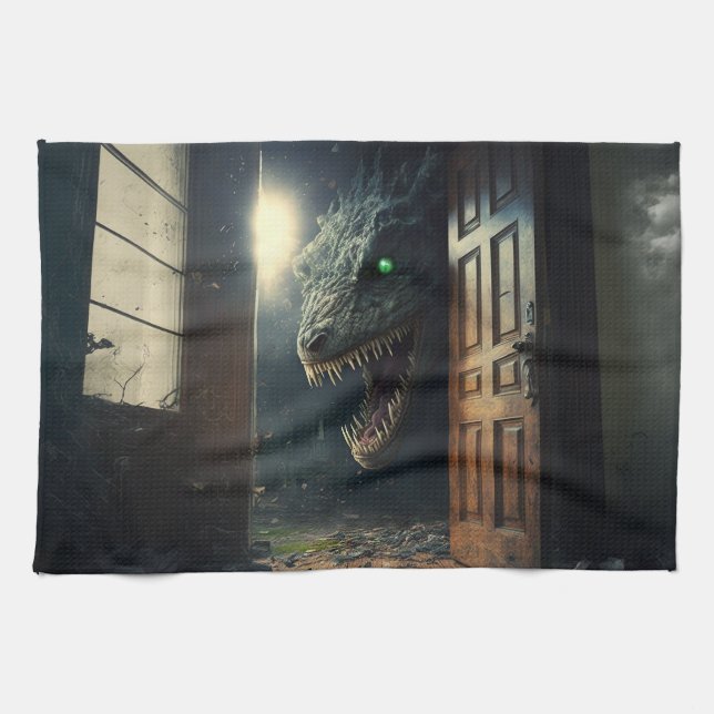 Linge De Cuisine Monstres lurk (Horizontal)