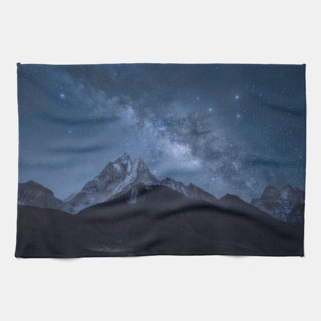 Linge De Cuisine Montagnes | Thamserku Mountain, Népal (Horizontal)