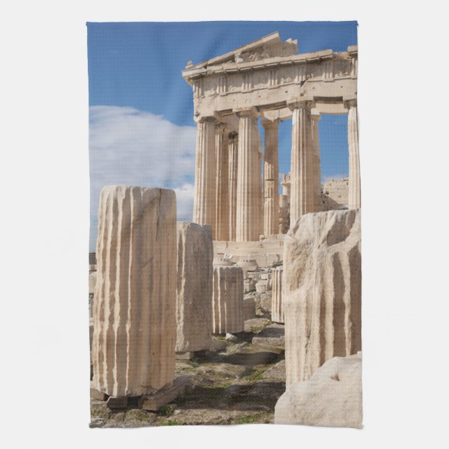 Linge De Cuisine Monuments | Parthenon Acropolis Athens Greece (Vertical)