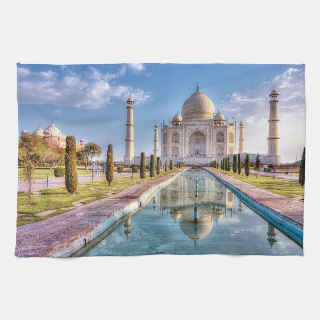 Linge De Cuisine Monuments | Taj Mahal Sunrise (Horizontal)