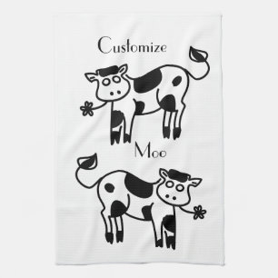 Linge De Cuisine Moo Cow Thunder_Cove