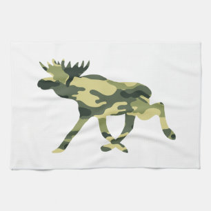Linge De Cuisine Moose / Elk Woodland Camouflage / Camo