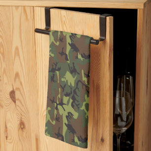 Linge De Cuisine Moss Green Camo