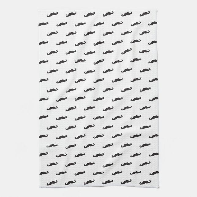 Linge De Cuisine Motif 2 de hippie de moustache (Vertical)