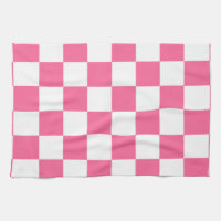 Motif À damiers chèque rose blanc
