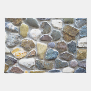 Linge De Cuisine Motif à galets muraux