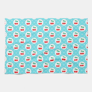 Linge De Cuisine Motif à points cerise – Cadeau et décoration rétro
