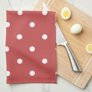 Linge De Cuisine Motif à pois blanc transparent sur arrière - plan