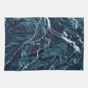 Linge De Cuisine Motif Abstrait bleu turquoise