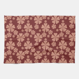 Linge De Cuisine Motif Abstrait Brown à la boue