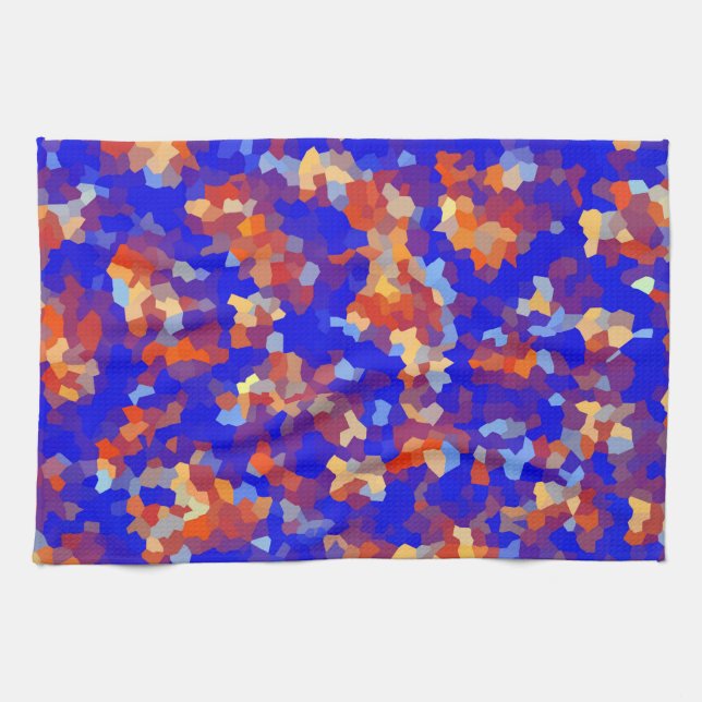 Linge De Cuisine Motif Abstrait Crystal (Horizontal)