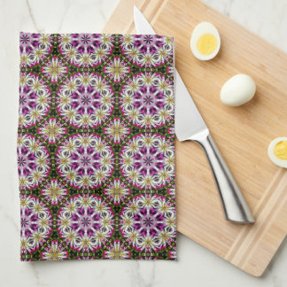 Linge De Cuisine Motif abstrait de fleur de dahlia      