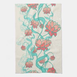 Linge De Cuisine Motif abstrait de Lotus
