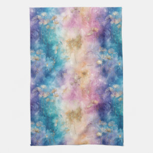 Linge De Cuisine Motif Abstrait de Pissenlit Vintage (2)