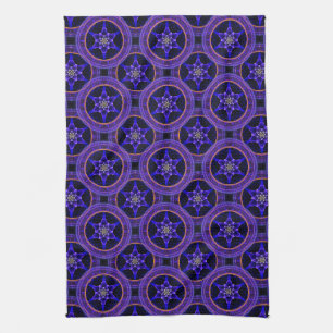 Linge De Cuisine Motif abstrait élégant boho moderne floral #505