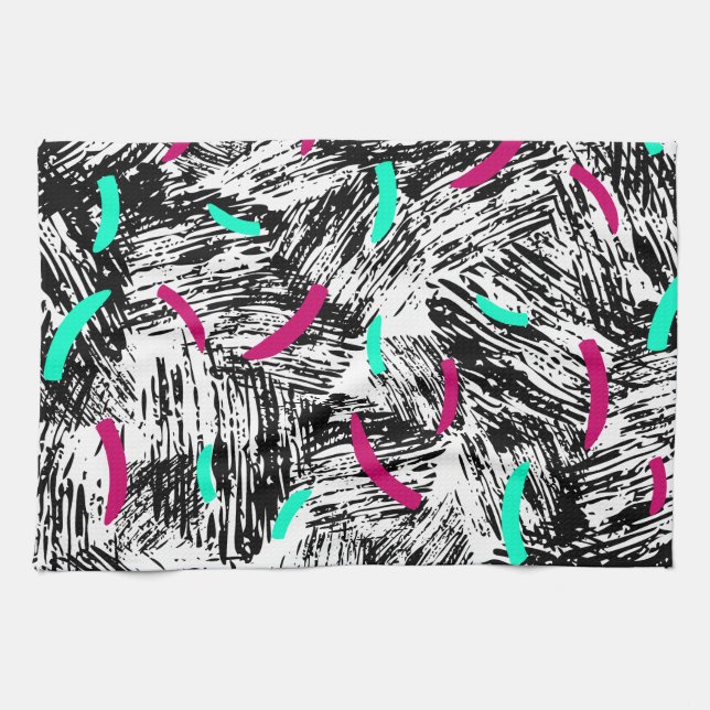 Linge De Cuisine Motif Abstrait moderne. (Horizontal)