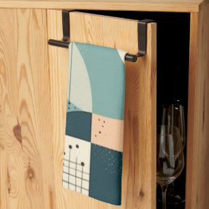 Linge De Cuisine Motif Abstrait sans fil minimal - géométrique (2)