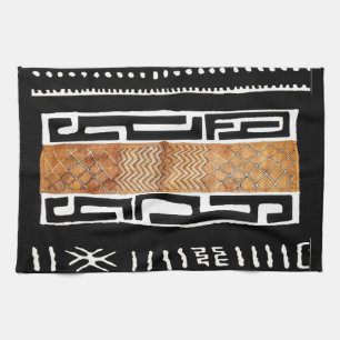 Linge De Cuisine Motif africain en tissu de boue