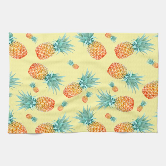 Linge De Cuisine Motif ananas (Horizontal)