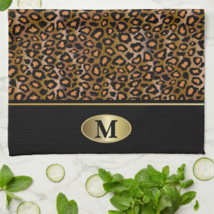 Linge De Cuisine Motif animal de Monogram Leopard
