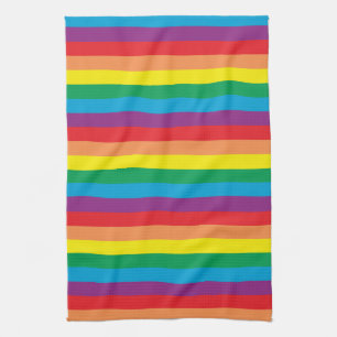Linge De Cuisine Motif arc-en-ciel simple