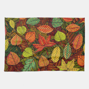 Linge De Cuisine Motif automne