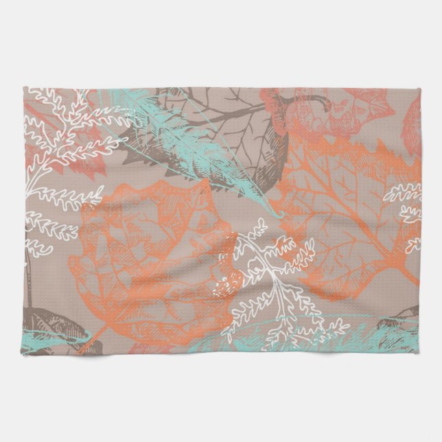 Linge De Cuisine Motif automne (Horizontal)