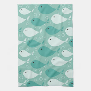 Linge De Cuisine motif avec des poissons
