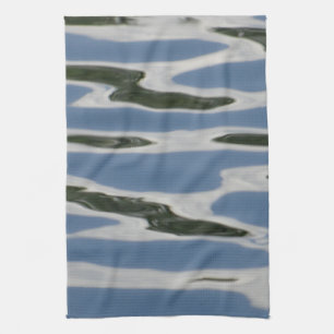 Linge De Cuisine Motif bleu et blanc cool