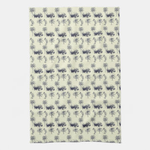 Linge De Cuisine Motif botanique du Nil