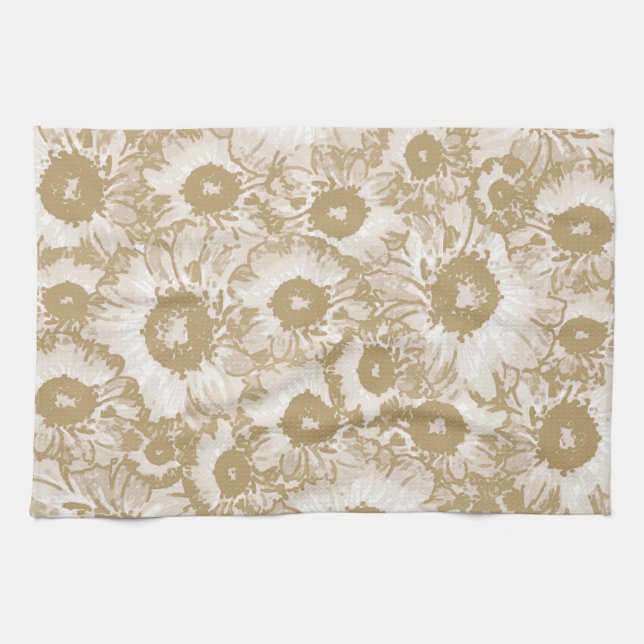 Linge De Cuisine Motif botanique élégant (Horizontal)